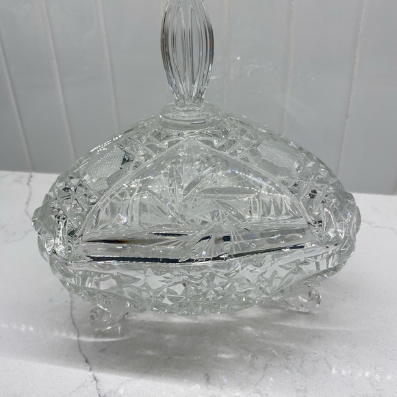 Pinwheel crystal Dish - Picture 2 of 7